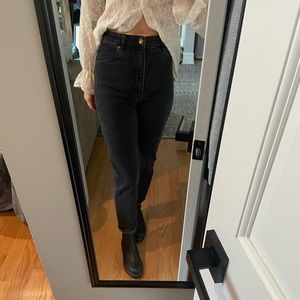 ROLLA’S black jeans size 28 high rise slim